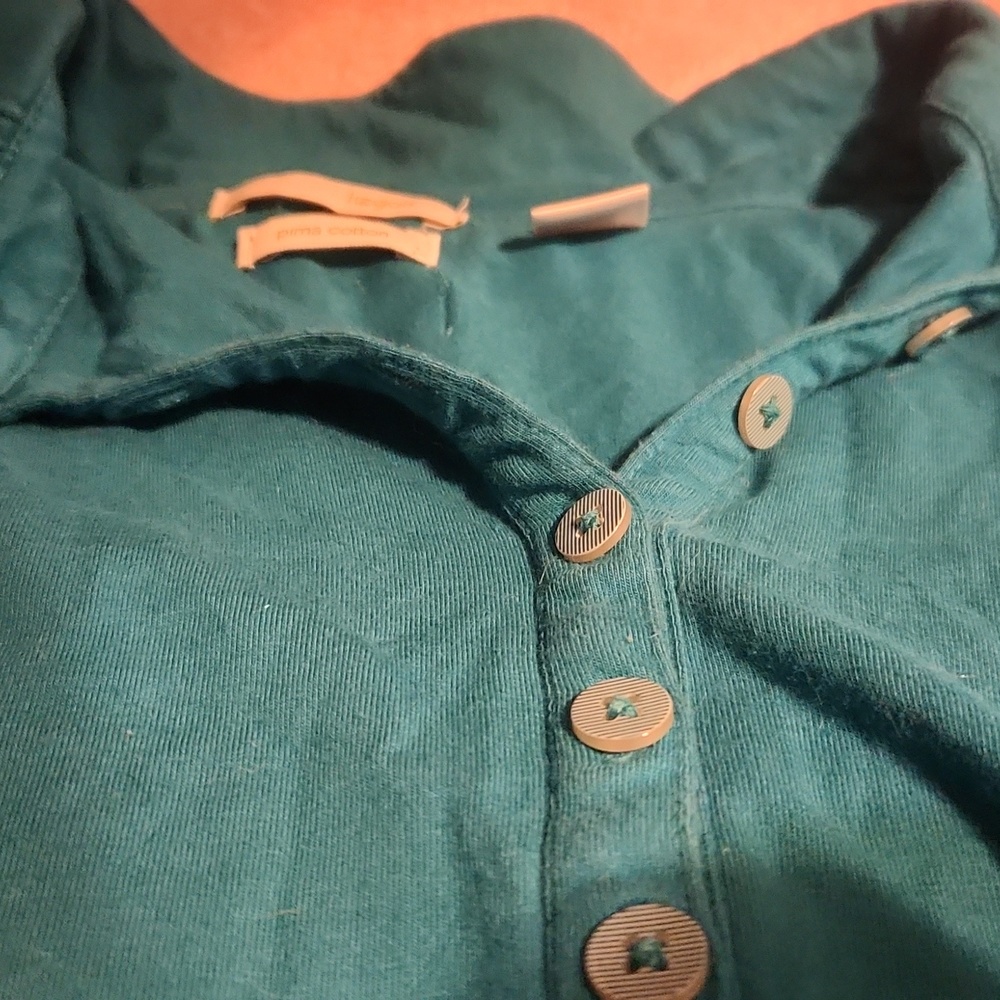 Blue button up - Picture 2 of 4